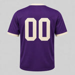Unofficial Custom Mesh Fan Jersey – Plum / Cream – Personalized Name, Number & Logo – Not Licensed