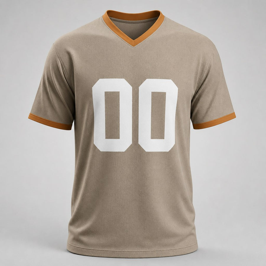 Unofficial Custom Mesh Fan Jersey – Stone / Copper – Personalized Name, Number & Logo – Not Licensed