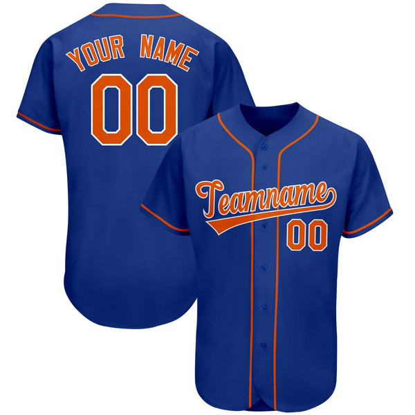 Custom Royal Team Classic Style Baseball Jersey | BuyFootballJersey