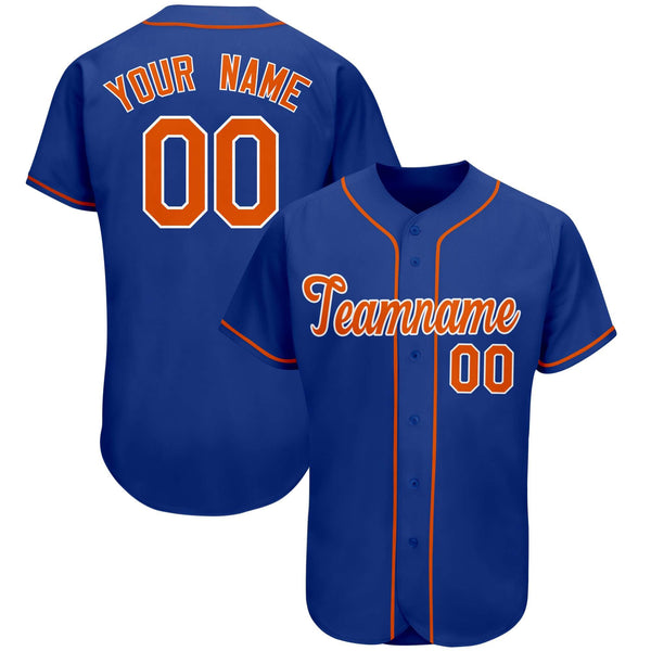 Custom Royal Team Classic Style Baseball Jersey | BuyFootballJersey