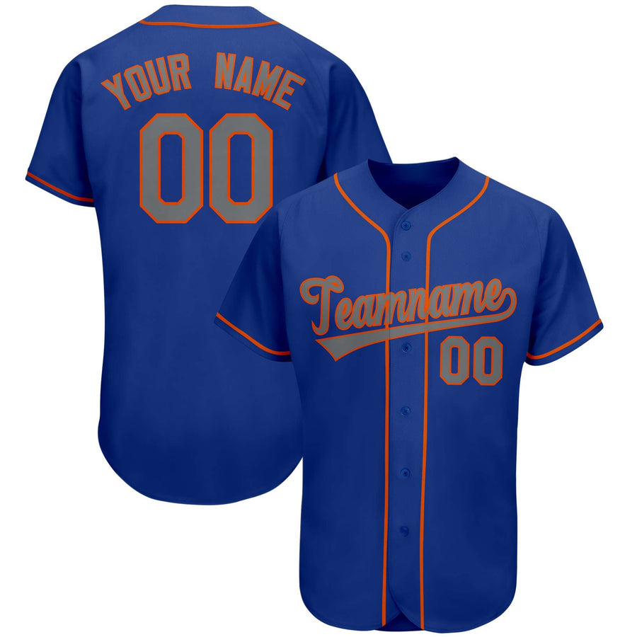 Custom Royal Team Classic Style Baseball Jersey | BuyFootballJersey