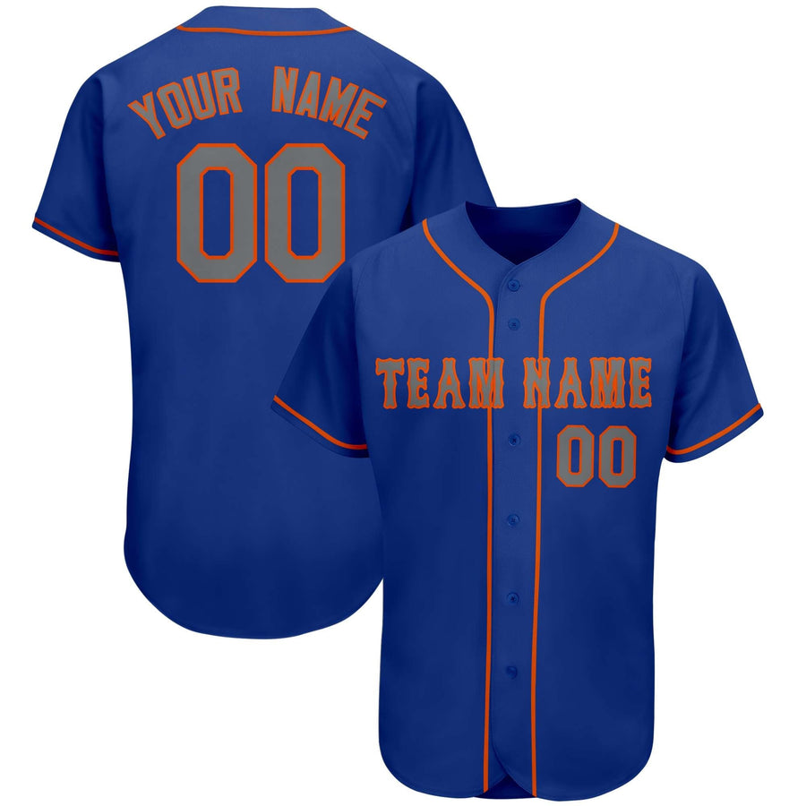 Custom Royal Team Classic Style Baseball Jersey | BuyFootballJersey