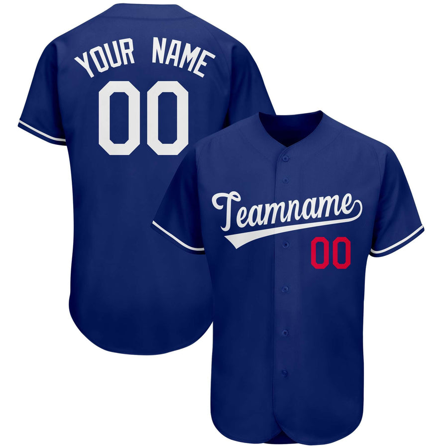 Custom Royal Team Classic Style Baseball Jersey | BuyFootballJersey