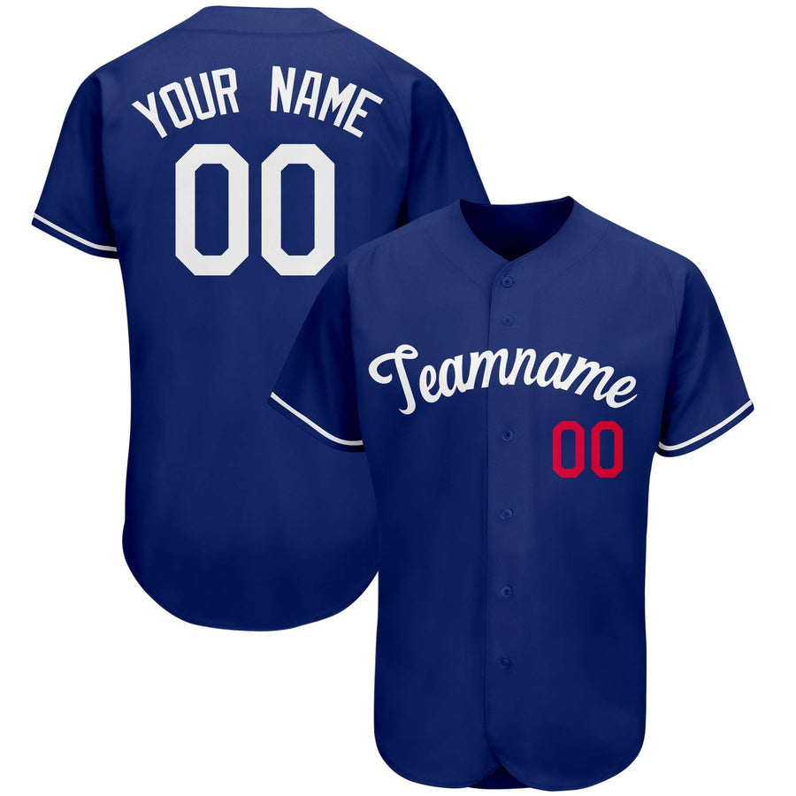 Custom Royal Team Classic Style Baseball Jersey | BuyFootballJersey