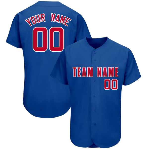 Custom Royal Team Classic Style Baseball Jersey | BuyFootballJersey