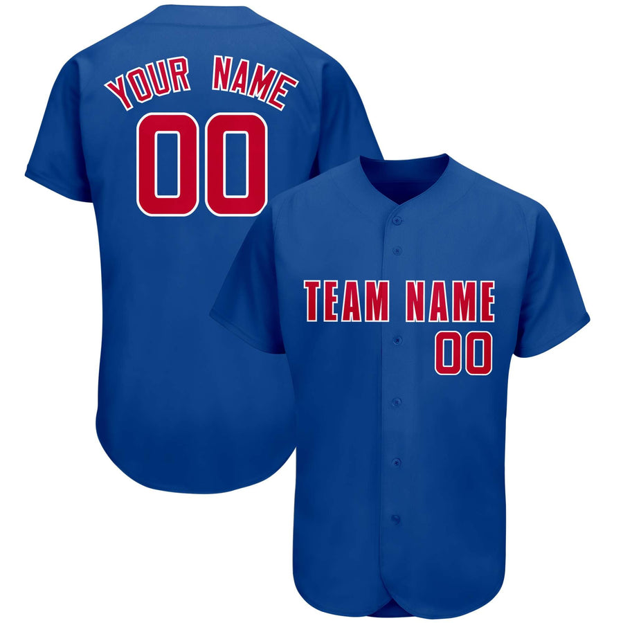 Custom Royal Team Classic Style Baseball Jersey | BuyFootballJersey