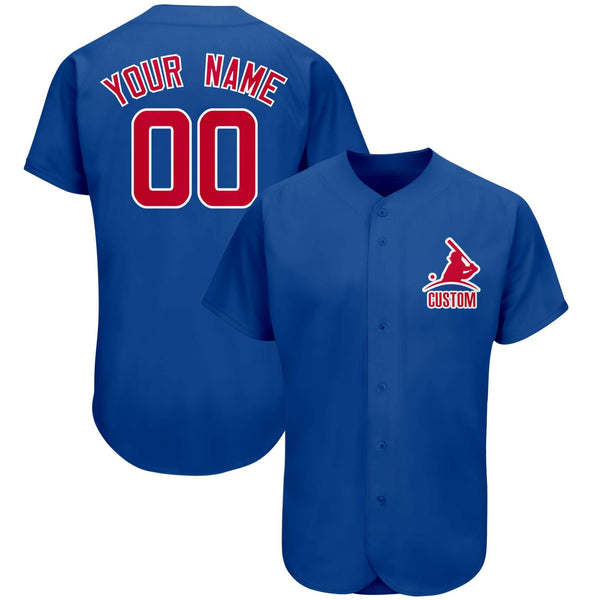 Custom Royal Team Classic Style Baseball Jersey | BuyFootballJersey