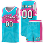Custom Sky Blue Personalized City Silhouette Pattern Sports Uniform Basketball Jersey | BuyFootballJersey