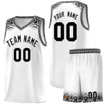 Custom White Black Personalized Indians Print Sets Sports Uniform Basketball Jersey | BuyFootballJersey
