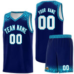 Custom Royal Sky Blue Personalized Indians Print Sets Sports Uniform Basketball Jersey | BuyFootballJersey