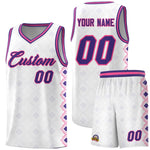 Custom White Side Blocks Sports Uniform Basketball Jersey | BuyFootballJersey