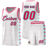 Custom White Side Blocks Sports Uniform Basketball Jersey | BuyFootballJersey