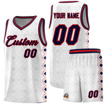 Custom White Side Blocks Sports Uniform Basketball Jersey | BuyFootballJersey
