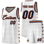 Custom White Side Blocks Sports Uniform Basketball Jersey | BuyFootballJersey