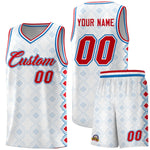 Custom White Side Blocks Sports Uniform Basketball Jersey | BuyFootballJersey