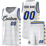 Custom White Side Blocks Sports Uniform Basketball Jersey | BuyFootballJersey