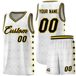 Custom White Side Blocks Sports Uniform Basketball Jersey | BuyFootballJersey