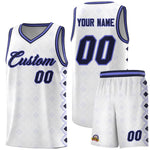 Custom White Side Blocks Sports Uniform Basketball Jersey | BuyFootballJersey