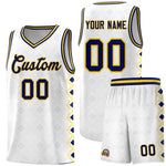 Custom White Side Blocks Sports Uniform Basketball Jersey | BuyFootballJersey