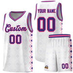 Custom White Side Blocks Sports Uniform Basketball Jersey | BuyFootballJersey