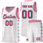 Custom White Side Blocks Sports Uniform Basketball Jersey | BuyFootballJersey