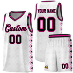 Custom White Side Blocks Sports Uniform Basketball Jersey | BuyFootballJersey