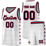 Custom White Side Blocks Sports Uniform Basketball Jersey | BuyFootballJersey