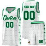 Custom White Side Blocks Sports Uniform Basketball Jersey | BuyFootballJersey