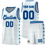 Custom White Side Blocks Sports Uniform Basketball Jersey | BuyFootballJersey