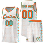 Custom White Side Blocks Sports Uniform Basketball Jersey | BuyFootballJersey
