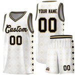 Custom White Side Blocks Sports Uniform Basketball Jersey | BuyFootballJersey