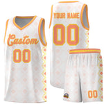 Custom White Side Blocks Sports Uniform Basketball Jersey | BuyFootballJersey