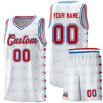 Custom White Side Blocks Sports Uniform Basketball Jersey | BuyFootballJersey