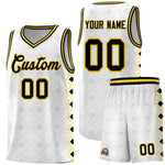 Custom White Side Blocks Sports Uniform Basketball Jersey | BuyFootballJersey