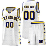 Custom White Side Blocks Sports Uniform Basketball Jersey | BuyFootballJersey