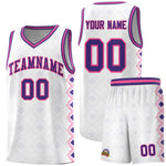 Custom White Side Blocks Sports Uniform Basketball Jersey | BuyFootballJersey
