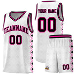 Custom White Side Blocks Sports Uniform Basketball Jersey | BuyFootballJersey