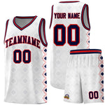 Custom White Side Blocks Sports Uniform Basketball Jersey | BuyFootballJersey