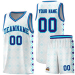 Custom White Side Blocks Sports Uniform Basketball Jersey | BuyFootballJersey