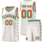 Custom White Side Blocks Sports Uniform Basketball Jersey | BuyFootballJersey