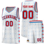 Custom White Side Blocks Sports Uniform Basketball Jersey | BuyFootballJersey