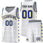 Custom White Side Blocks Sports Uniform Basketball Jersey | BuyFootballJersey