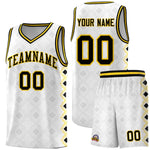 Custom White Side Blocks Sports Uniform Basketball Jersey | BuyFootballJersey