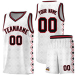 Custom White Side Blocks Sports Uniform Basketball Jersey | BuyFootballJersey