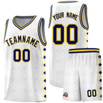 Custom White Side Blocks Sports Uniform Basketball Jersey | BuyFootballJersey