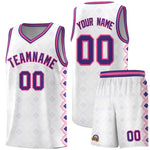 Custom White Side Blocks Sports Uniform Basketball Jersey | BuyFootballJersey