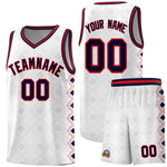 Custom White Side Blocks Sports Uniform Basketball Jersey | BuyFootballJersey