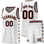 Custom White Side Blocks Sports Uniform Basketball Jersey | BuyFootballJersey