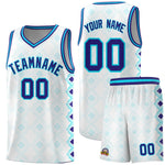 Custom White Side Blocks Sports Uniform Basketball Jersey | BuyFootballJersey