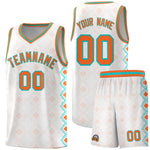 Custom White Side Blocks Sports Uniform Basketball Jersey | BuyFootballJersey